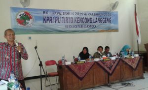 KP-RI TRITO KENCONO LANGGENG LAKSANAKAN RAT DAN RK-RAPB TAHUN 2019